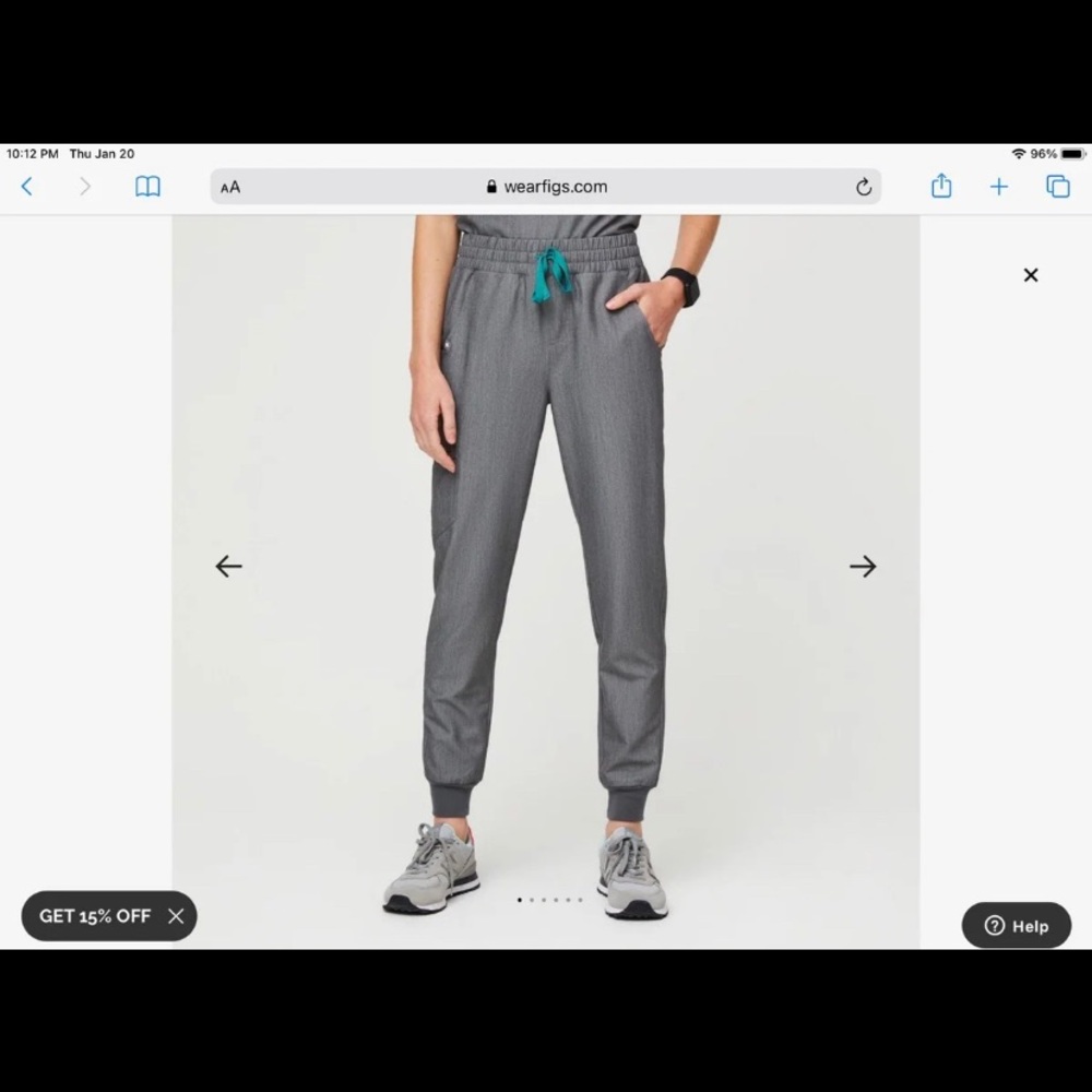 FIGS Zamora High Waisted Jogger Scrub Pant